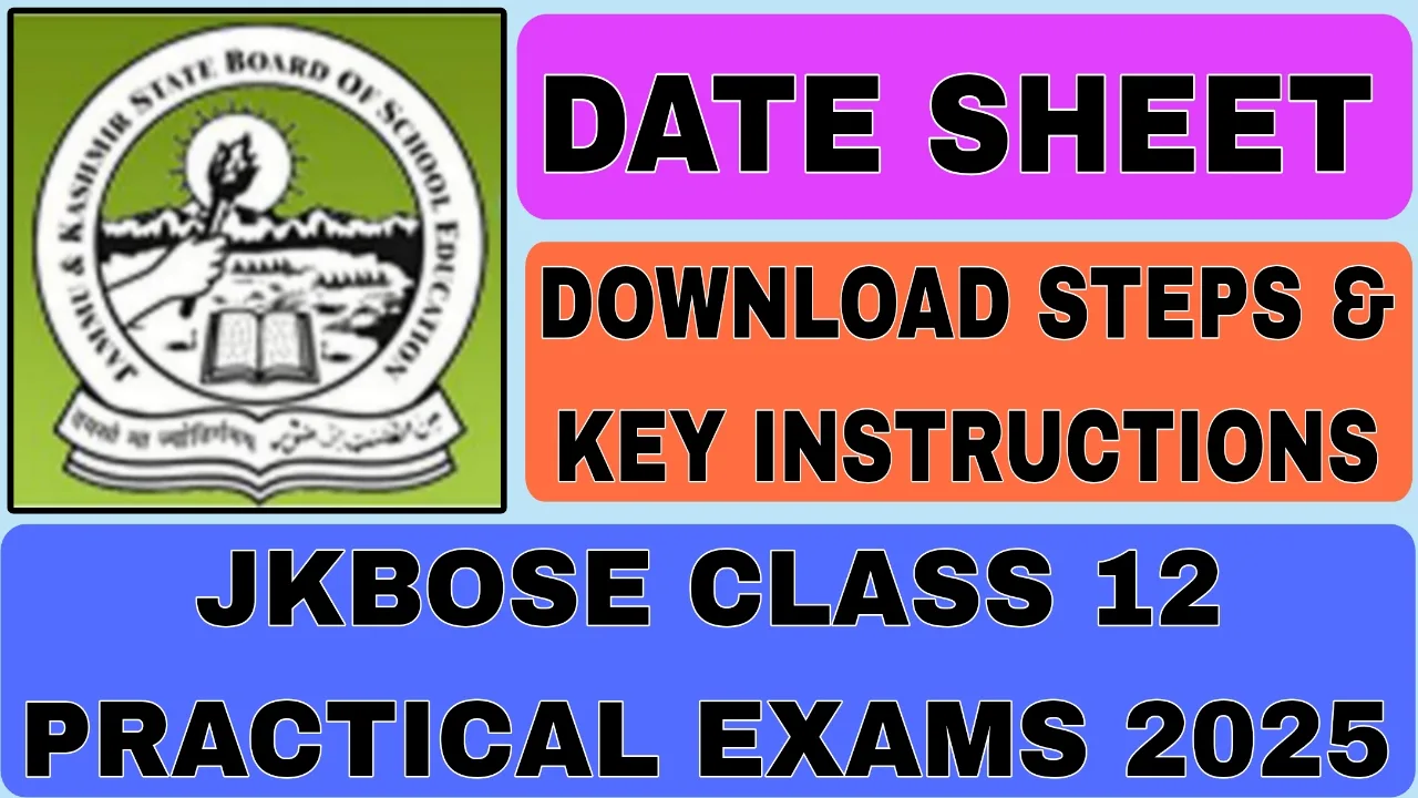 JKBOSE Class 12 Practical Exams 2025